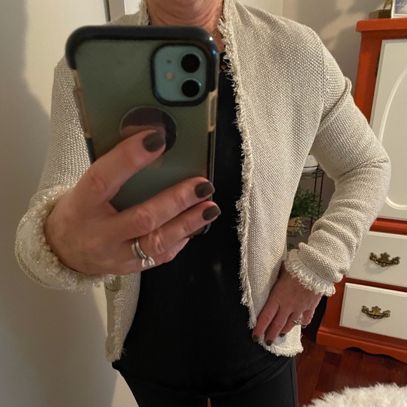 INC sparkly open sweater Sz S - Picture 2 of 11